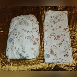 Vintage Lady Pepperell Floral Sheet Set